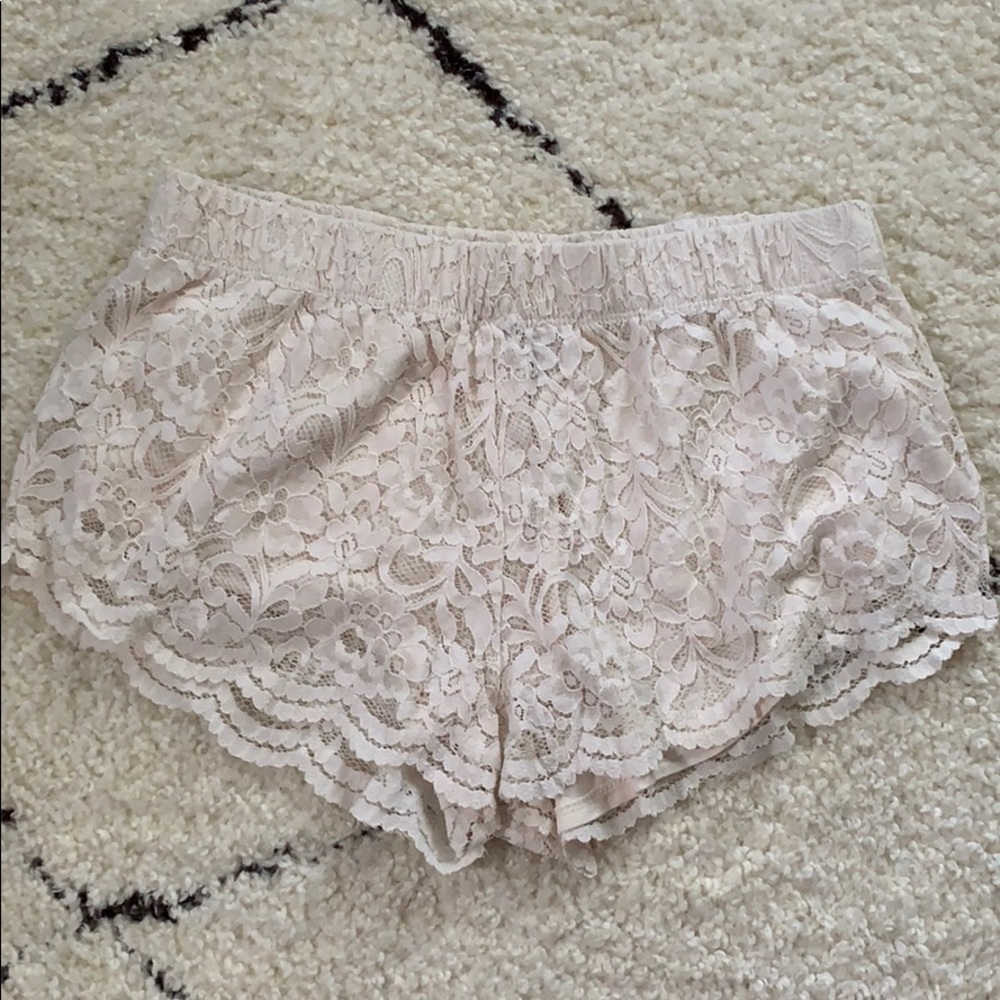 Forever 21 lace lined shorts
